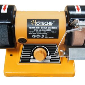 Hoteche Bench Top Grinder 3"" Variable Speed Rotary Flex Shaft P805301A, Orange