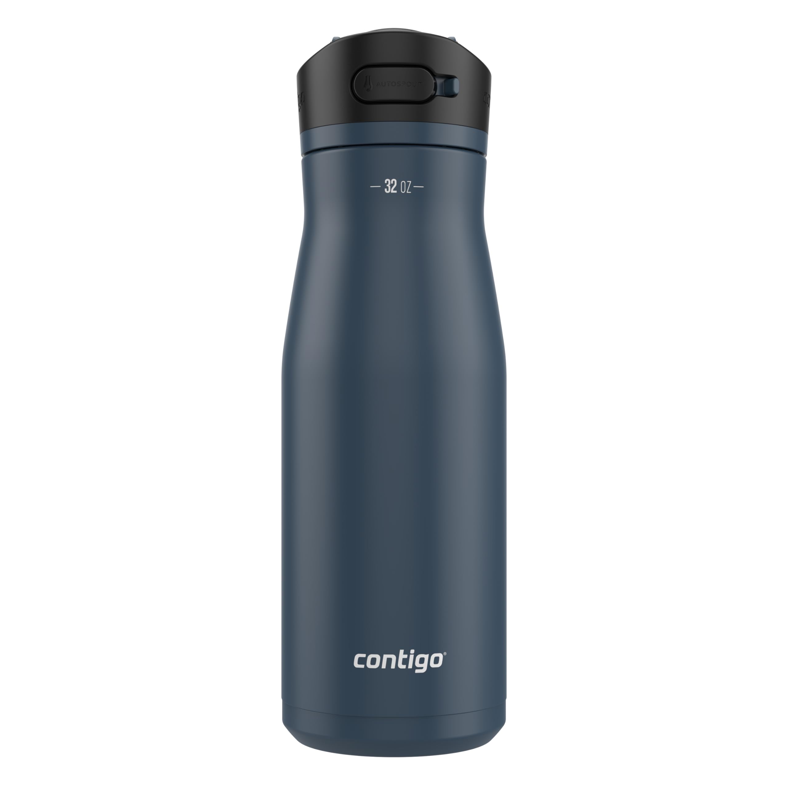 Contigo Ashland Chill 2.0 Insulated Stainless Steel Water Bottle, 32oz, Blueberry