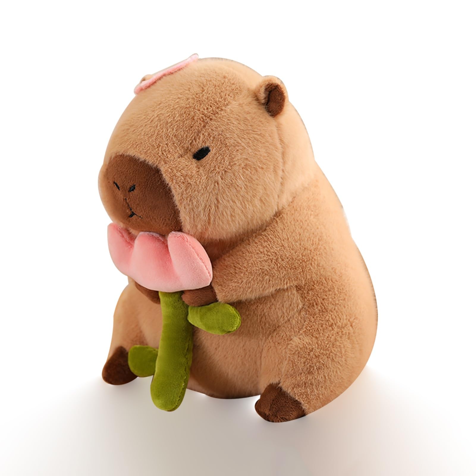 Capybar Ultra Soft Animal Plush Toy Doll Pillow,Cute Capybara Plush Stuffed Animals,Cute Rodent Stuffed Animal Doll for Adults Kids Boys Girls,Cute Plushies Soft Stuffed Toy Capybar Gift (12 inch)