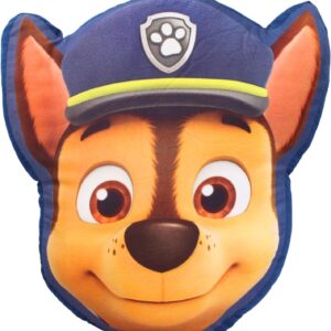 Hasbro Paw Patrol Chase Head Shaped Super Soft Deluxe Pillow Cushion 40cm 16"