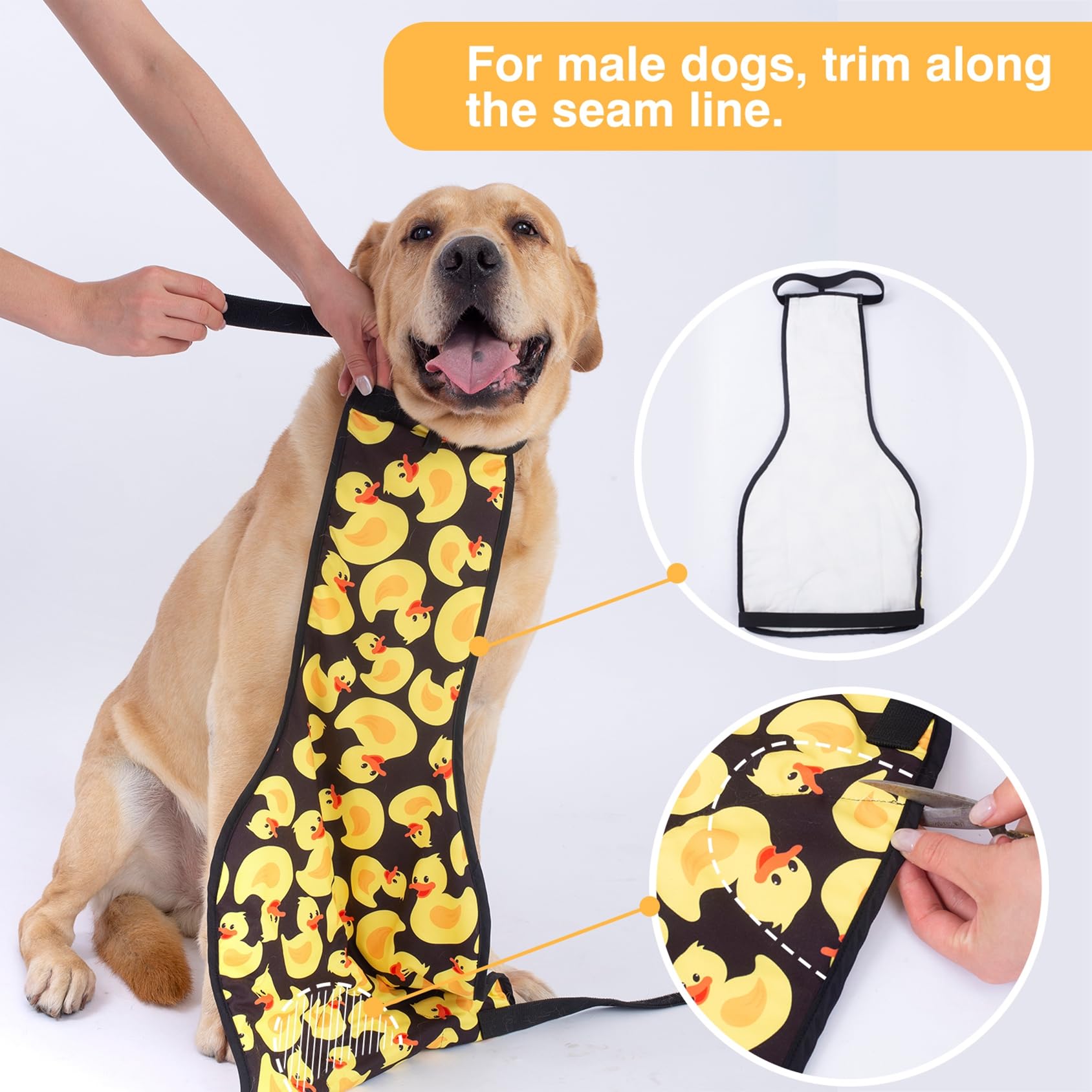 LovinPet Large Dog Belly Cover,Dog Belly Wrap,Dog Recovery Suit Pet Abdominal Protective Clothing Washable Dog Bellyband Dog Recovery Suit,Dog Surgical Recovery Suit