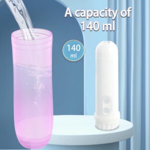 Portable Electric Foldable Handheld Travel Bidet - Mini Personal Hygiene Sprayer with 2 Pressure Options for Postpartum Care, Perineal & Hemorrhoid Treatment (Violet)