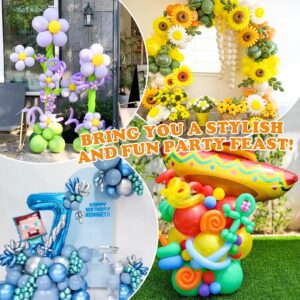 Clear 260 Balloons, 100Pcs Transparent Twisting Long Balloons for Tying Balloon Arch, Thickening Skinny Latex Balloon for Garland Animals Modeling, Birthday, Wedding Party Decorations