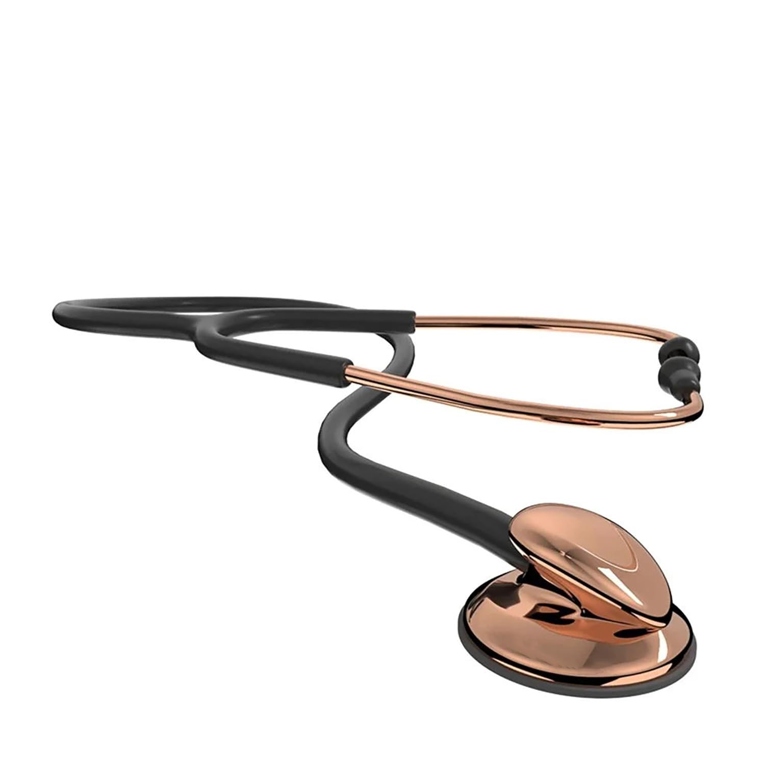 MaiWieel Classic Stethoscope for Nurses Doctor Single Head Stethoscope for Nurses, EMT Student, Kids, for Medical and Home Use, Estetoscopio Doctor Accessories.Stainless Steel Chestpiece,Soft Eartips (Rose gold)