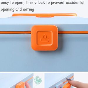 ZMQJEQANBG Family First Aid Box,Portable Medicine Chest Storage,First Aid Box, Portable Pill Drug Storage Box, Portable Medicine Medicine Chest with A Handle, for Household,Travel,Work S 25.5X19.5X19.