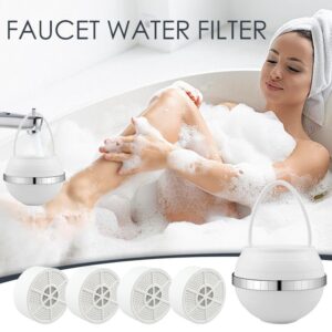 8-Level Filter Bath Ball Filter Replacement for Tub, Bathtub Water Filter, Hanging Shower Filter Removes Pollutants, Improve Water Quality to Reduces Dry Itchy Skin, Dandruff and Purifies Bath Water