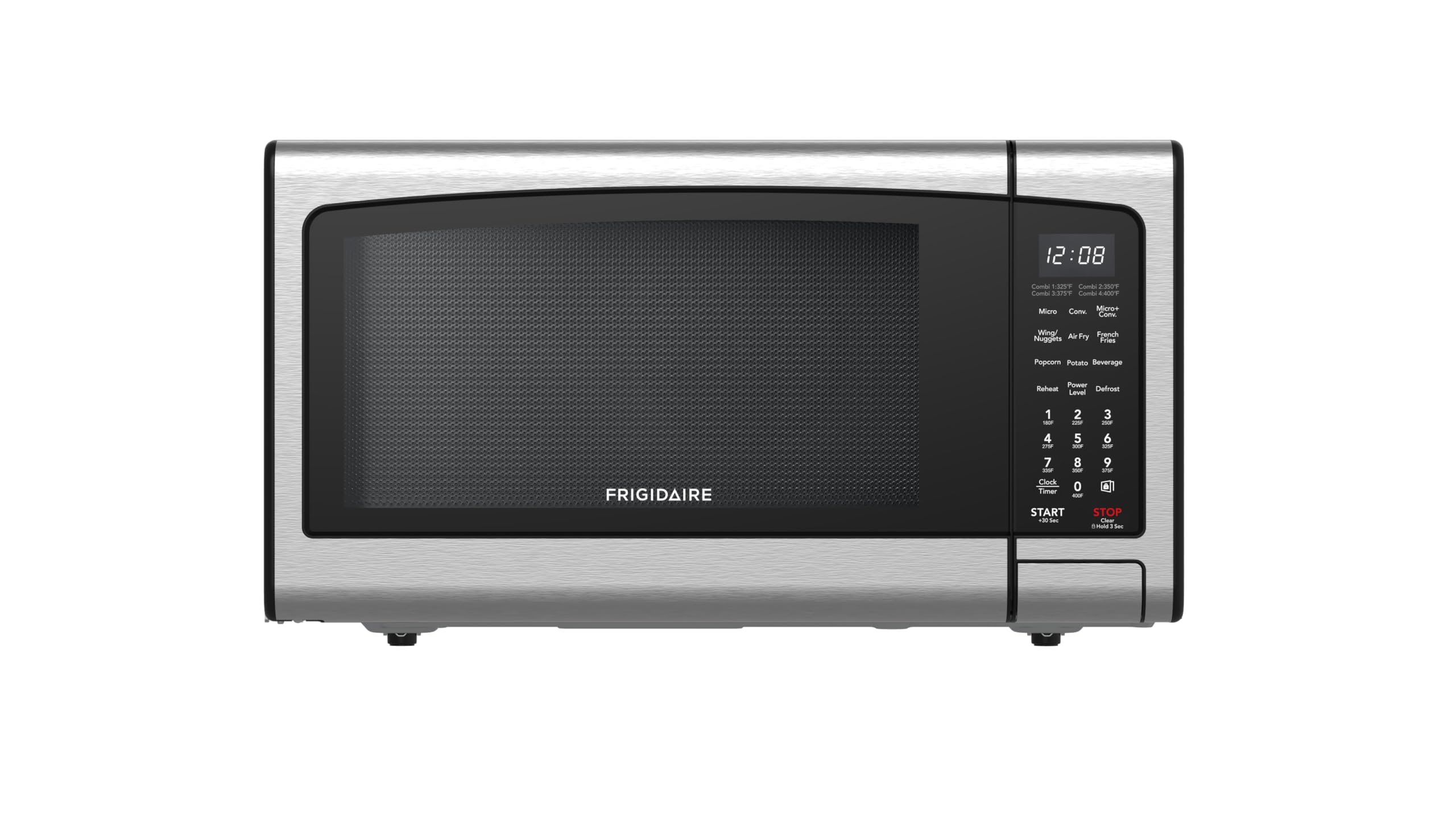 Frigidaire EMW112OAMZ Stainless Steel Microwave Oven, Multi Function, Programmable, 1.1 Cu Ft 1000-Watt, residential kitchen, Stainless