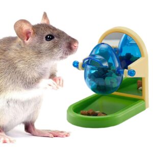 rat enrichment toys, interactive foraging toys for rats, intelligence growth rat enrichment puzzle games, treat dispensing slow feeder for rat cage toy, bird foraging toy for parakeet conure (1pcs)