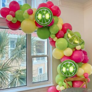 generic bachelorette party decorations, 18"" 10"" 5"" bachelorette balloon arch with lemon ring balloons for bridal shower girls birtdhay mexican fiesta bachelorette party decorations