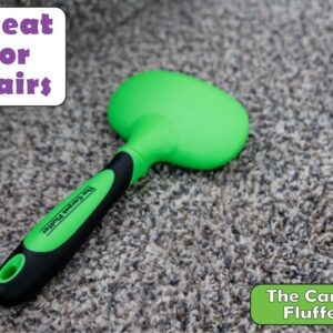 The Carpet Fluffer by Johnny World Products – Revitalize Matted Carpets and Rugs Instantly – Handheld, Easy-to-Use Tool for High-Traffic Areas, Stairs, and Pet Hair Removal