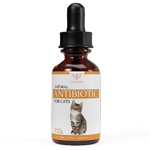 Life of Health Natural Antibiotics for Cats - Cat Antibiotics - Cat Antibiotic - Pet Antibiotics - Cat Immune Support - Antibiotic for Cats - Cat Multivitamin - Cat UTI Antibiotics -