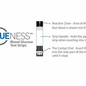 TRUENESS Blood Glucose Test Strips 100ct + 100 Lancets