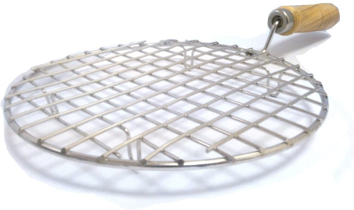 Sahishnu Online & Marketing Round Roasting Net,Roasting Pan,Wire Roaster,Barbecue Rack Round Wire Roaster, Roti Jari, Roti Grill, Papad Grill, Chapati Grill