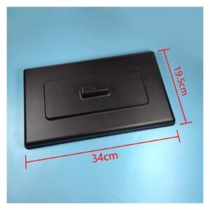 SBNQWEJC 2 Pieces Top Hopper Big Lids Spare Parts Rectangle Covers Soft Ice Cream Machines Fittings Replacements Length 34cm, chen88803jiq