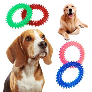 Qsvbeeqj 4pcs Pet Toy Teething Toy Toy Molar Pet Chew Dental Toy Interactive Reward Molar Toy for Puppy Dog Teething Toy for Teeth