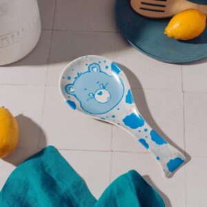 Care Bears Grumpy Bear Ceramic Spoon Rest Holder | Kitchen Organizer For Utensils To Keep Countertop Clean