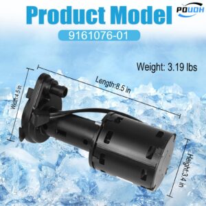 9161076-01 Ice Machine Pump Motor Replacement, Compatible with Ice O Matic Ice Machine, Replaces 803338 GPP-1MH-1P HRIM-21-115 115V 60/50Hz.