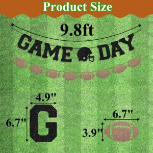 FAKTEEN Football Party Banners Game Day Banner with Football Garland Banner for Football Party Decorations Sports Football Theme Festival Birthday Baby Shower Decoration Supplies