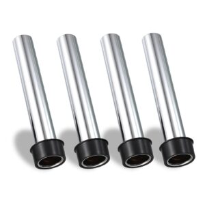 ownmy 4pcs bar sink overflow pipes 7.5" h bathroom sink drain stoppers metal sink strainer pipe, bar sink stoppers sink overflow plugs, kitchen sink drain stoppers sink overflow tube for 1.7" drains