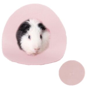 hamster recovery collar protection cone after surgery, small animals adjustable protection collar for rat bird rabbit guinea pig, anti-lick anti-bite pet elizabeth collar (pink, s)