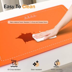 ITEFDTUTNE Electric Warming Tray, Food Warming Mat, Portable Food Warmer, Full Surface Graphene Food Warmer, Premium Silicone Material Warming Pad, 6 Levels Settings, Warming Pad For Buffet Party