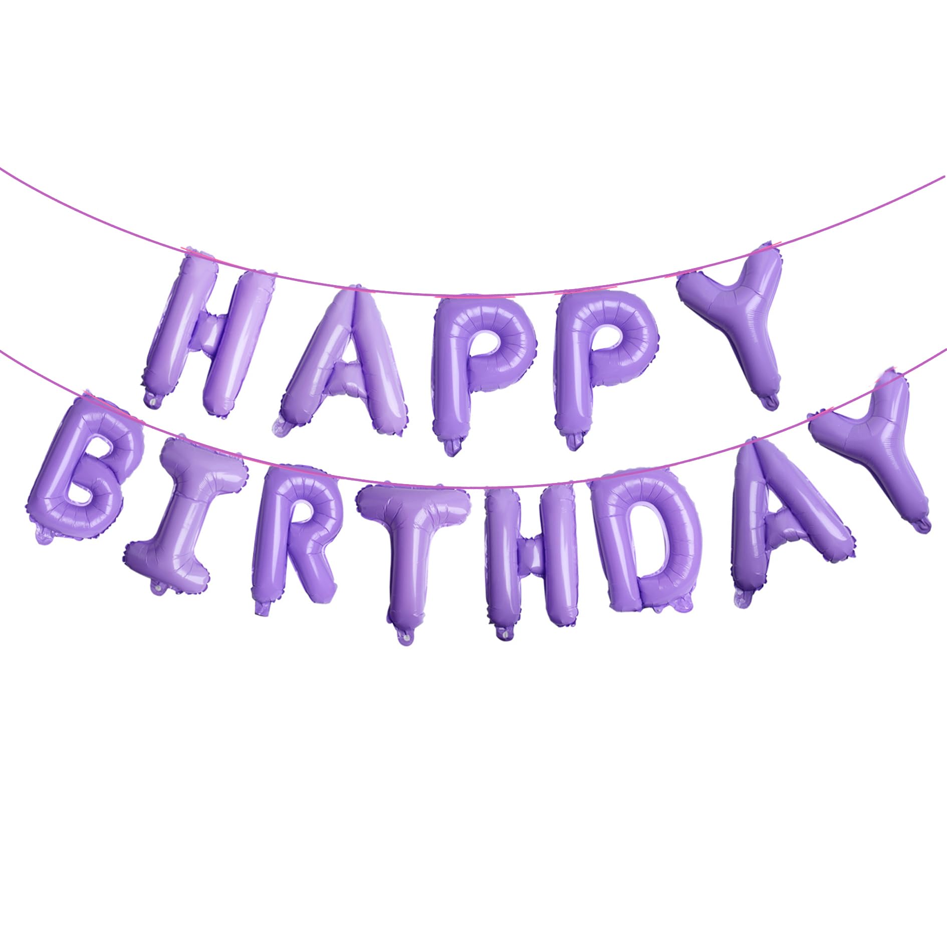 16inch Happy Birthday Balloons Purple Party Decorations Foil Balloon for Birthday Party Supplies