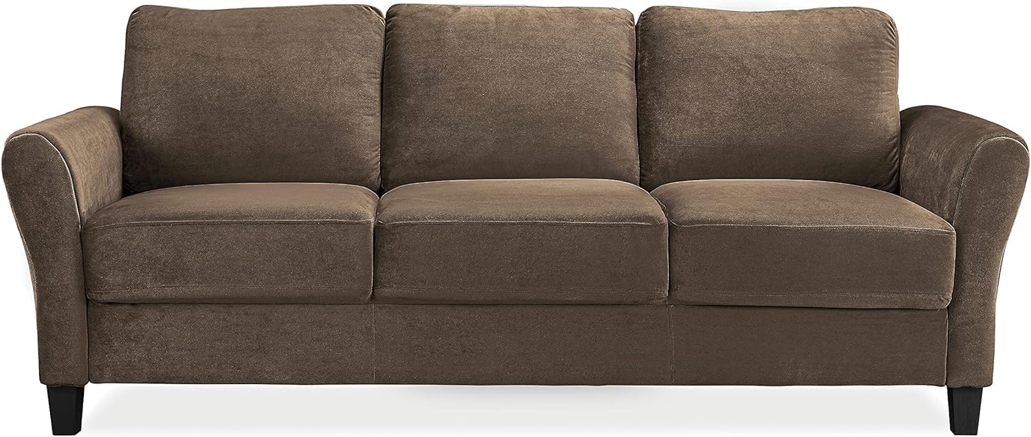 Generic 3-Seater Premium Fabric Sofa, Stylish and Comfortable Living Room Furniture, Camel