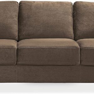 Generic 3-Seater Premium Fabric Sofa, Stylish and Comfortable Living Room Furniture, Camel