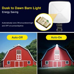 150W Motion Sensor Outdoor Lights, Dusk to Dawn Outdoor Lighting with Photocell 20000LM 6500k, Adjustable Arm Mount IP66 Waterproof Security Flood Lights for Yard, Porch, Garage