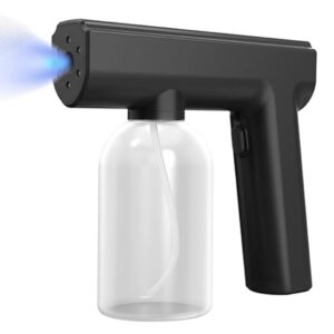 XUEYEGONGJI Portable Disinfection Fogger Machine Handheld Rechargeable Steam Sprayer for Home, Office, Garden Black Spray Gun