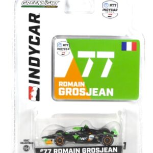 Greenlight 11598 2024 NTT IndyCar Series - #77 Romain Grosjean/Juncos Hollinger Racing 1:64 Scale Indy 500 Diecast