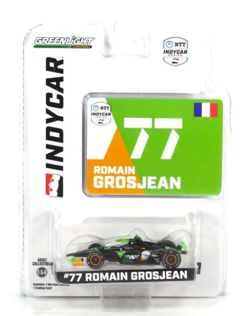 Greenlight 11598 2024 NTT IndyCar Series - #77 Romain Grosjean/Juncos Hollinger Racing 1:64 Scale Indy 500 Diecast