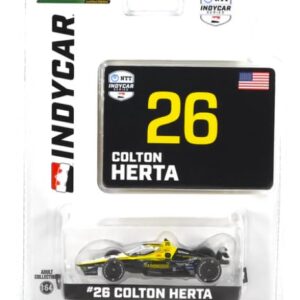 Collectibles Greenlight 11590 2024 NTT IndyCar Series - #26 Colton Herta/Andretti Autosport, Gainbridge 1:64 Scale Indy 500 Diecast, gl11590