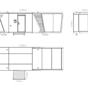 Perfect Prefab House to Live in, Portable Tiny Homes for Couples, Prefabricated Container House for Adults Living with Modular Home, Foldable Mobile Home with Perfect Steel Frame