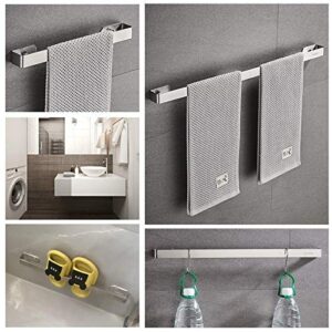 Towel Racks Towel Rack Towel Rails Wall Mounted Bath Towel Rack,Single Towel Rail for Bathroom Wall-Mounted Stainless Steel Towel Rail Rack Kitchen Towel Bar Rod/50cm Bath Towel Shelf Yearn for-60cm(S