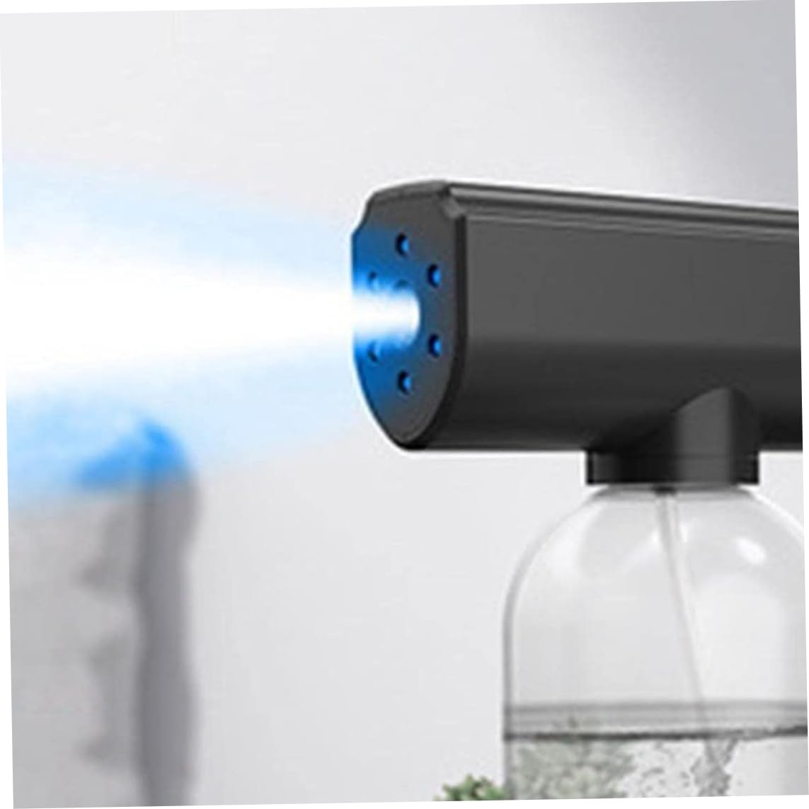 XUEYEGONGJI Portable Disinfection Fogger Machine Handheld Rechargeable Steam Sprayer for Home, Office, Garden Black Spray Gun