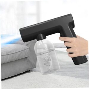 XUEYEGONGJI Portable Disinfection Fogger Machine Handheld Rechargeable Steam Sprayer for Home, Office, Garden Black Spray Gun