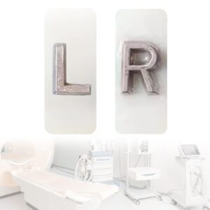 x-ray markers with initials - lead letters "l" & "r" sign, radiology darkroom supplies, 100pcs for each letter