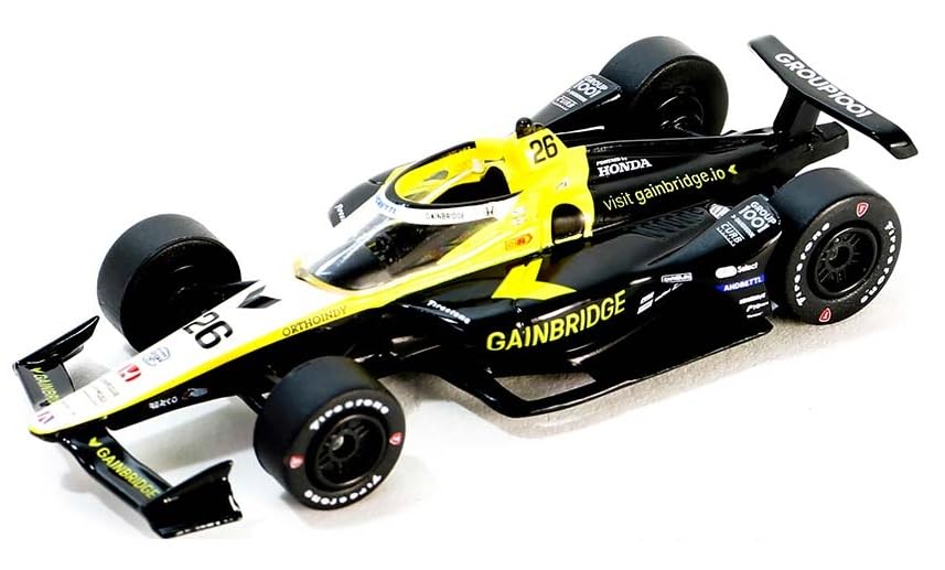 Collectibles Greenlight 11590 2024 NTT IndyCar Series - #26 Colton Herta/Andretti Autosport, Gainbridge 1:64 Scale Indy 500 Diecast, gl11590