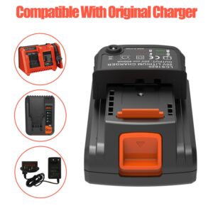 PEYESTEN 2 Pack 3000mAh 20v MAX Battery and Charger, Replacement for Black and Decker 20v Lithium Battery, Compatible with All Original Cordless Power Tools and Charger.