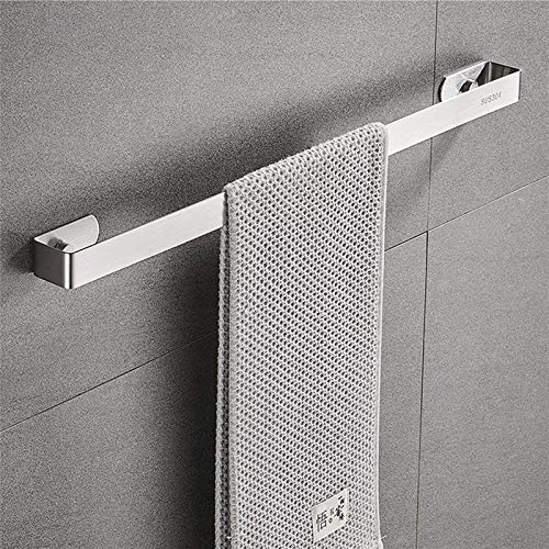 Towel Racks Towel Rack Towel Rails Wall Mounted Bath Towel Rack,Single Towel Rail for Bathroom Wall-Mounted Stainless Steel Towel Rail Rack Kitchen Towel Bar Rod/50cm Bath Towel Shelf Yearn for-60cm(S