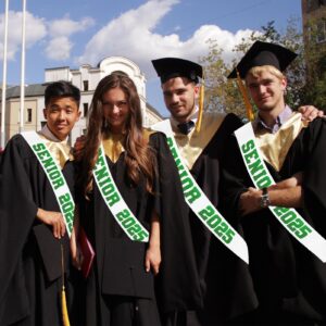 Generic 8 Pcs White Senior 2025 Sashes with Green Glitter Letters - Graduation Celebration sash, Senior Sashes Class of 2025, Senior Cheer Sash, Class Competition Sashes, Graduation Party Supplies