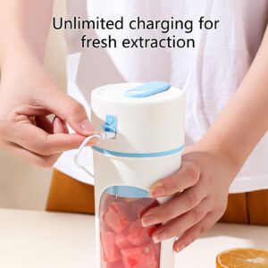 Clearance Portable Blenders, 480ml Mini Wireless Portable 𝐏𝐞𝐫𝐬𝐨𝐧𝐚𝐥 Blenders for Shakes with 6-Blade Head USB Rechargeable Juicer Cup for Home Sport Outdoor Today's Deals of The Day