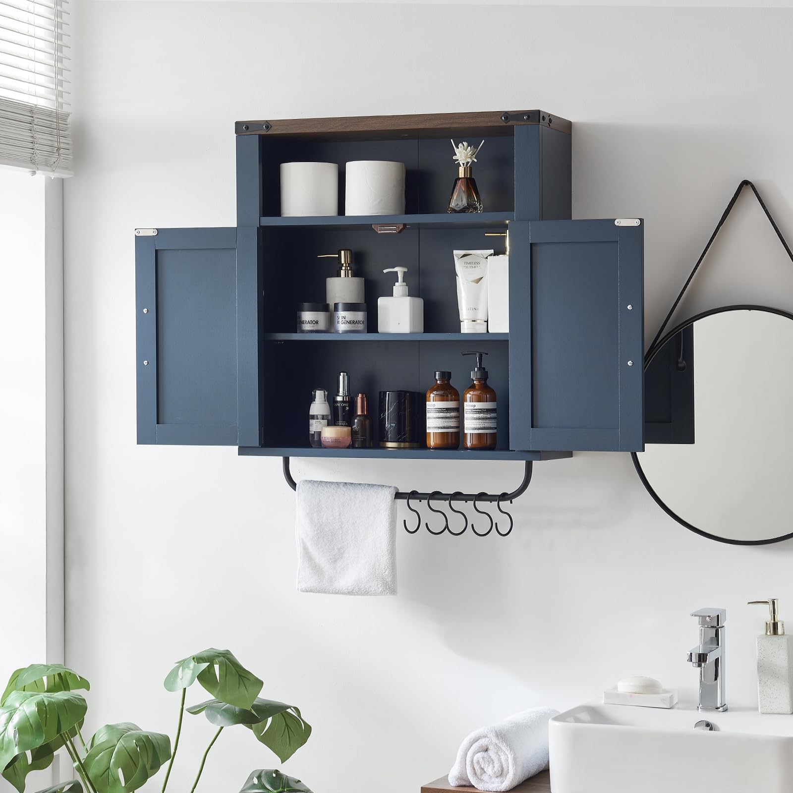 Wnutrees Cabinet Blue