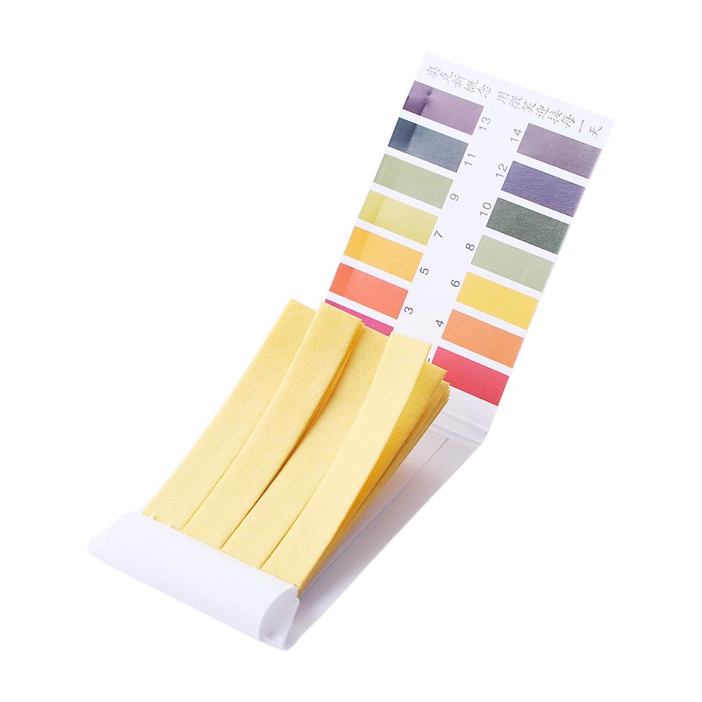 1 Pack/80 Strips pH Test Strips,Universal Litmus Indicator,pH 1-14 Indicator Paper,1-14 pH Testing Paper for Soap,Soil,Water,Fish Tank