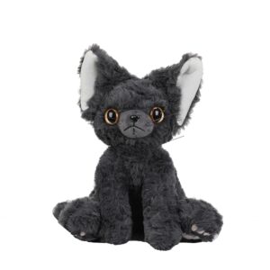 hannaier cat plush toy pillow, plushies for teens, black cute cat plush toy, boys girls kids gift,kawaii cat plush (15.7in/40cm)