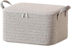 clothes storage foldable blanket storage bags storage bins with lids storage containers for organizing bedroom closet clothing comforter organization and storage with zippers & reinforced