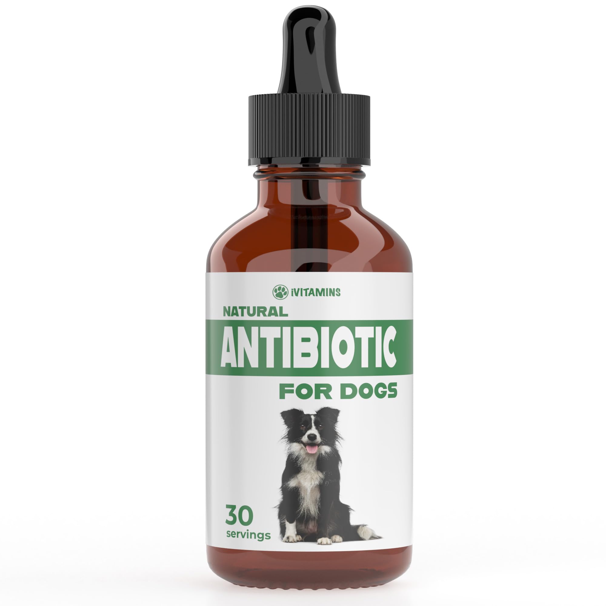 Natural Dog Antibiotics - Antibiotics for Dogs - Antibiotic for Dog - Yeast Infection Treatment for Dogs - Dog Yeast Infection Treatment - Itch Relief for Dogs - 1 fl oz - Bacon Flavor