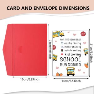 School Bus Driver Appreciation Gifts Bulk Bus Driver Gifts for Women Men Thank You Bus Driver Cards Christmas Stocking Stuffers for Adult Last Day of School Gift Bus Driver End of Year Gift Retirement