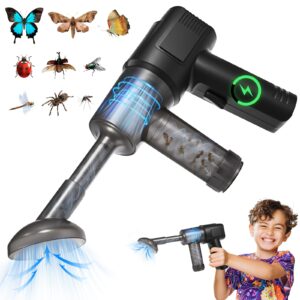 bug catcher for kids,strong suction bug suction toy vacuum,catch and release indoor/outdoor play,cordless rechargeable insect vacuum cleaner bug sucker for spider,insect,wasp,bees,mosquito,moth